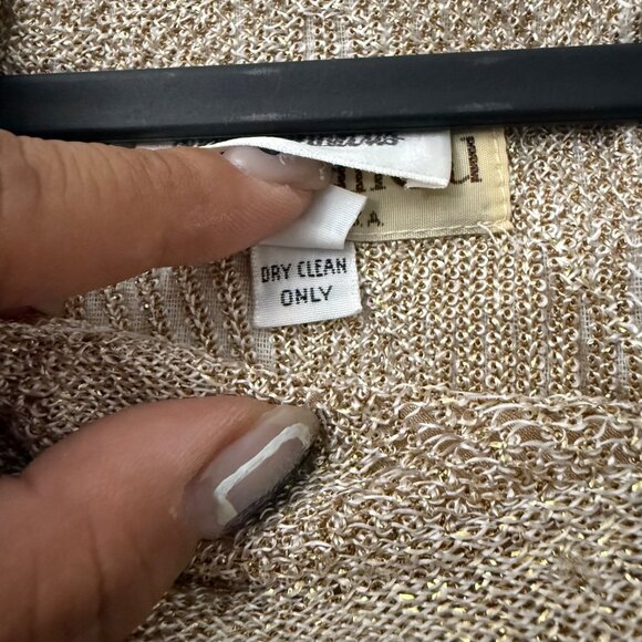 VTG Damianou Neiman Marcus Southwestern Fringe Long Sleeve Blouse Womens Small - Picture 6 of 10